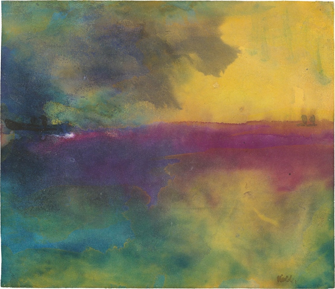 ”Meer im Abendlicht” by Emil Nolde