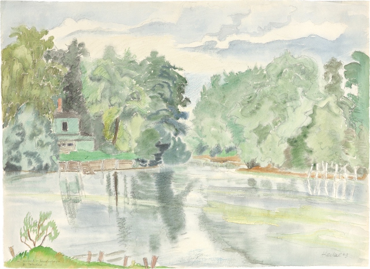 ”Havel-Landschaft bei Potsdam” by Erich Heckel