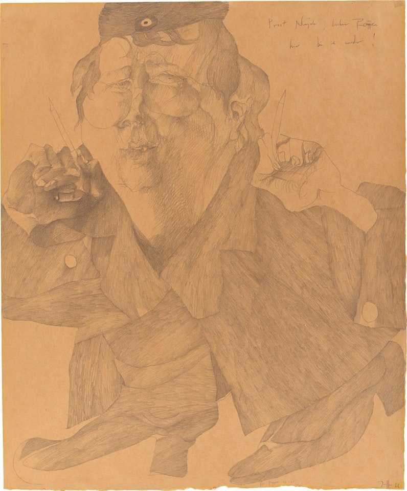 Self Portrait by Horst Janssen