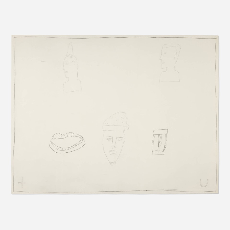 Untitled (Three Heads) by James Brown