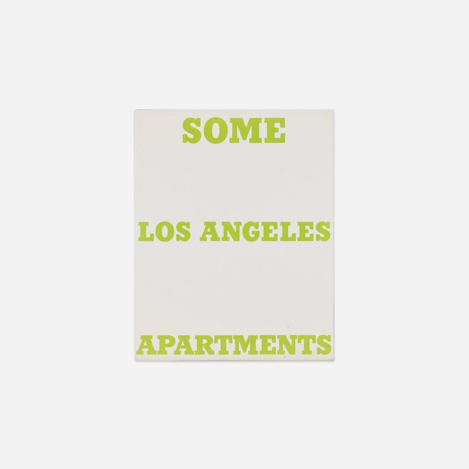 Some Los Angeles Apartments by Ed Ruscha