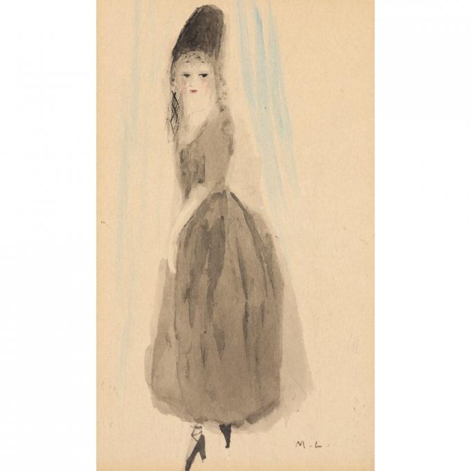 PORTRAIT OF A SPANISH YOUNG WOMAN by Marie Laurencin