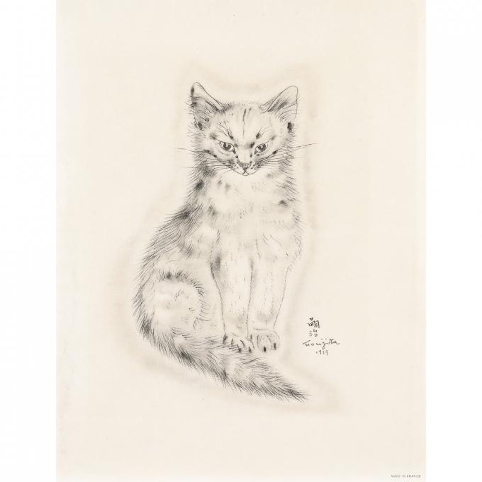 THE CAT"S BOOK "MESSALINA" by Leonard Tsuguharu Foujita