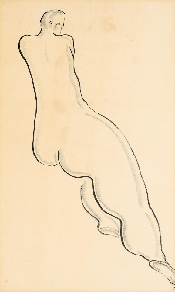 Side-lying Nude by Sanyu