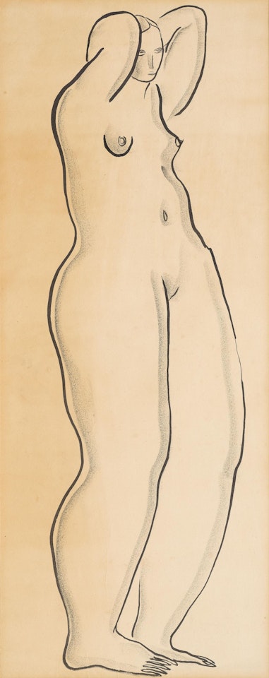 Standing Nude by Sanyu