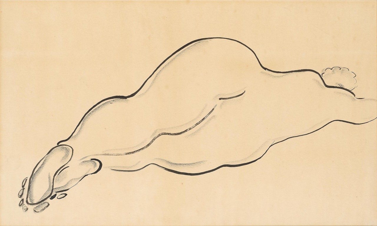 Reclining Nude by Sanyu