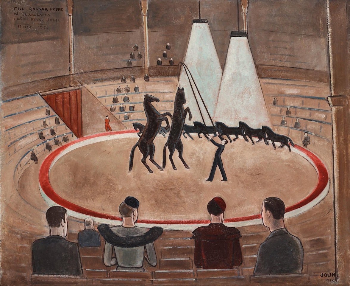 At the circus by Einar Jolin
