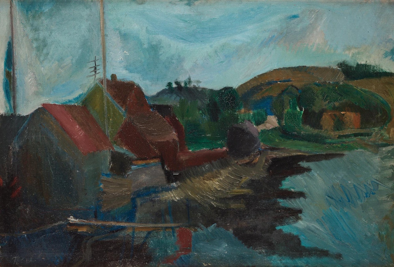 View from the Artist"s Jetty by Ragnar Sandberg