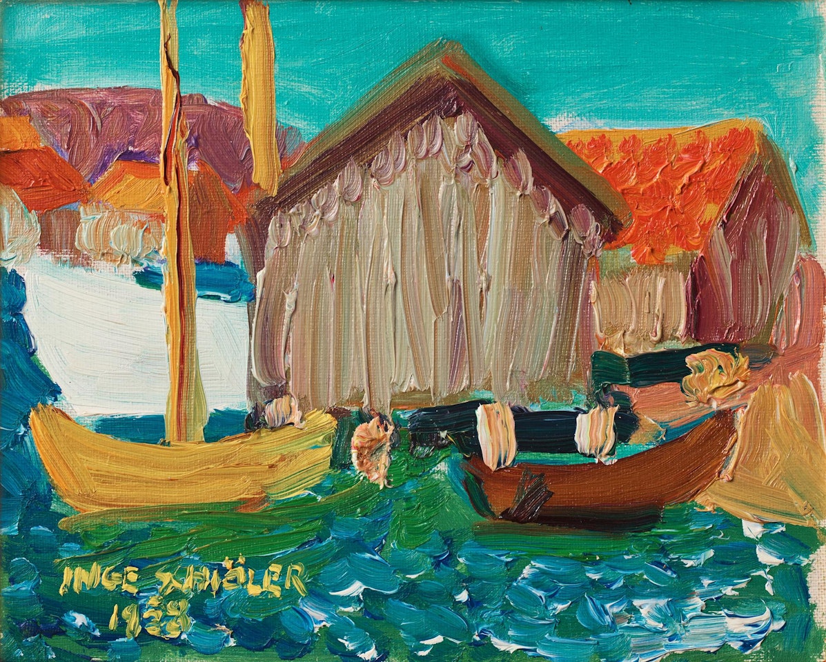 Boathouses by Inge Schiöler