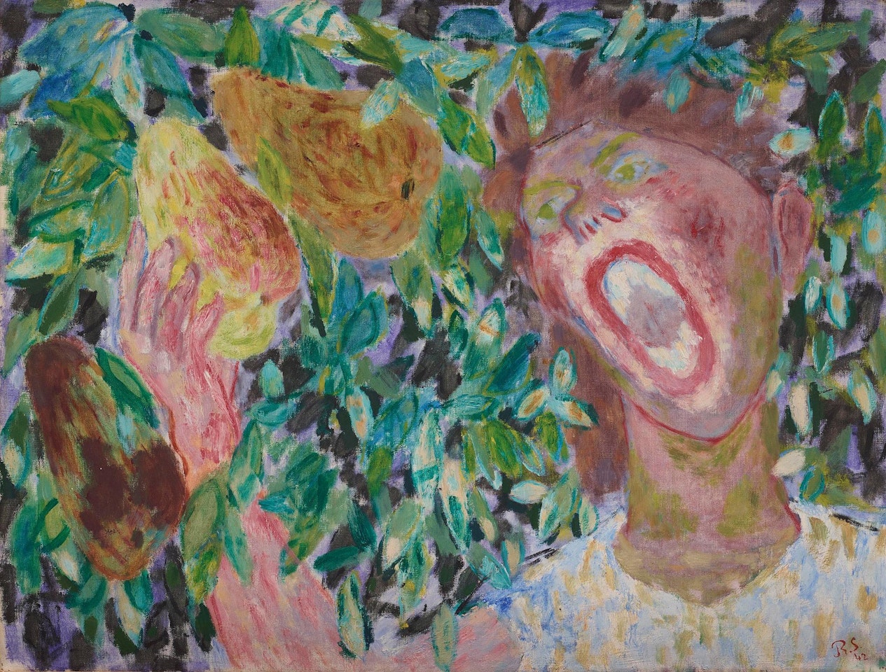 "Flicka i päronträdet" by Ragnar Sandberg