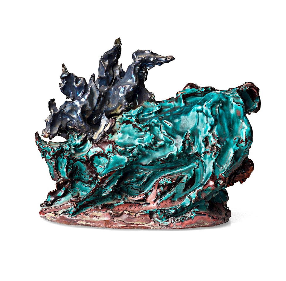 "Senza titolo" by Lucio Fontana
