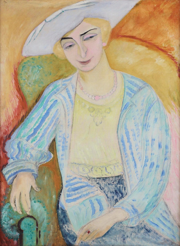 “Den vita hatten”. by Sigrid Hjertén