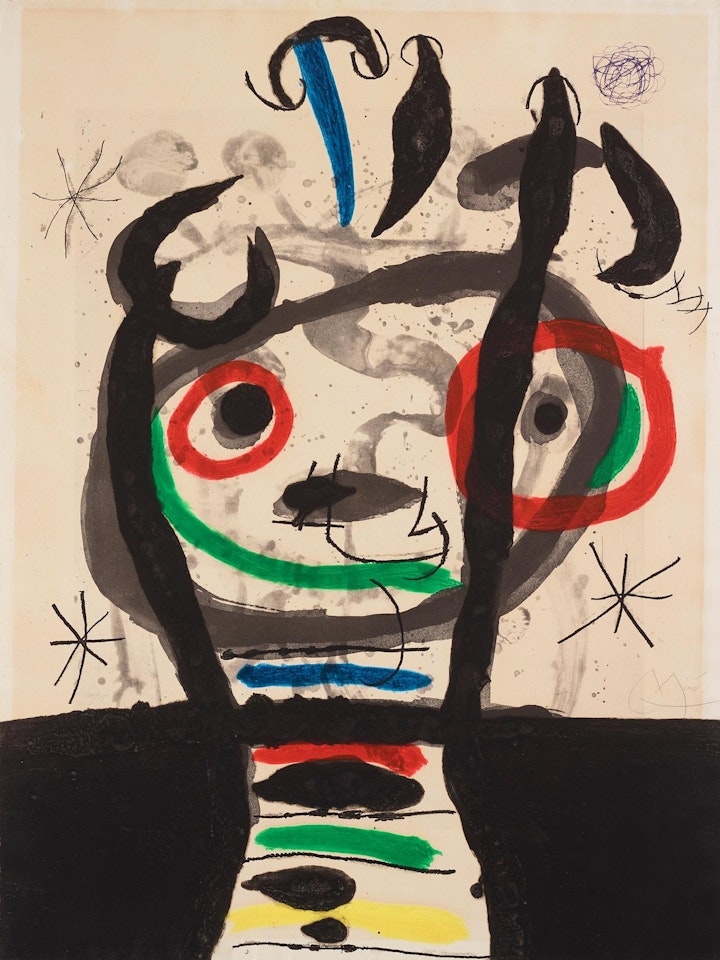 "Le grand sorcier" by Joan Miró