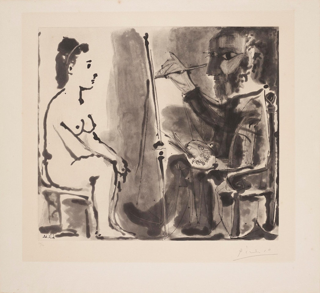 "Le Peintre Et Son Modèle" by Pablo Picasso