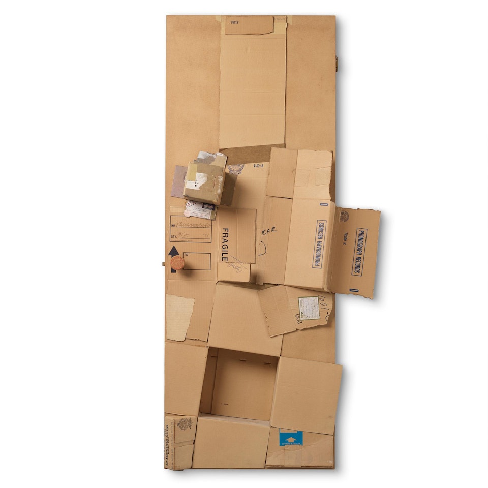 "Cardbird Door" from the "Cardbird Series" by Robert Rauschenberg