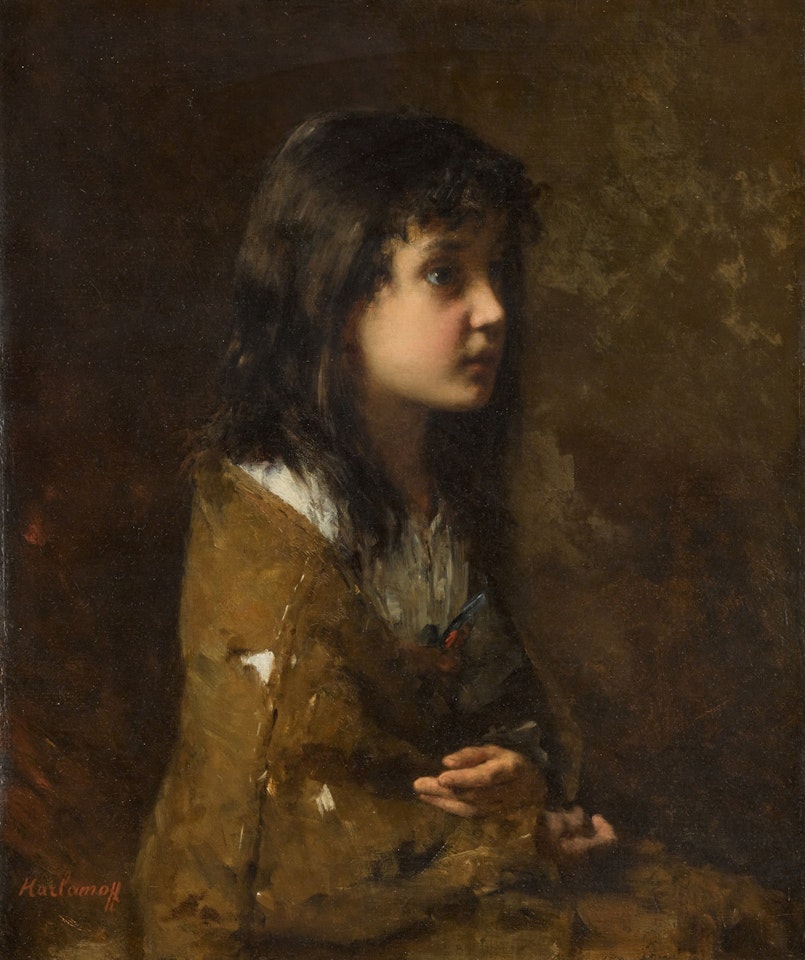 Girl (Turgenev Type) by Alexei Harlamoff