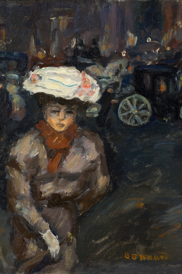 Jeune fille dans la rue by Pierre Bonnard