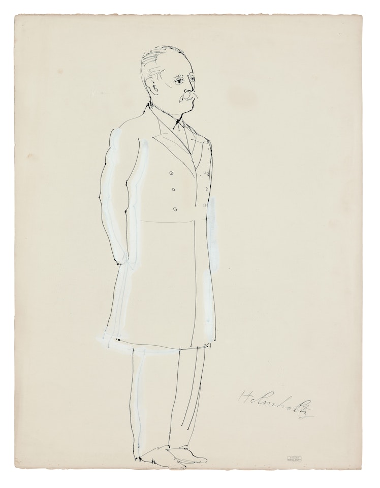Hermann von Hermholtz, Etude pour La fée électricité by Raoul Dufy