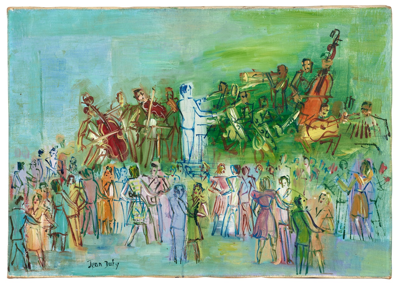 Au cabaret by Jean Dufy