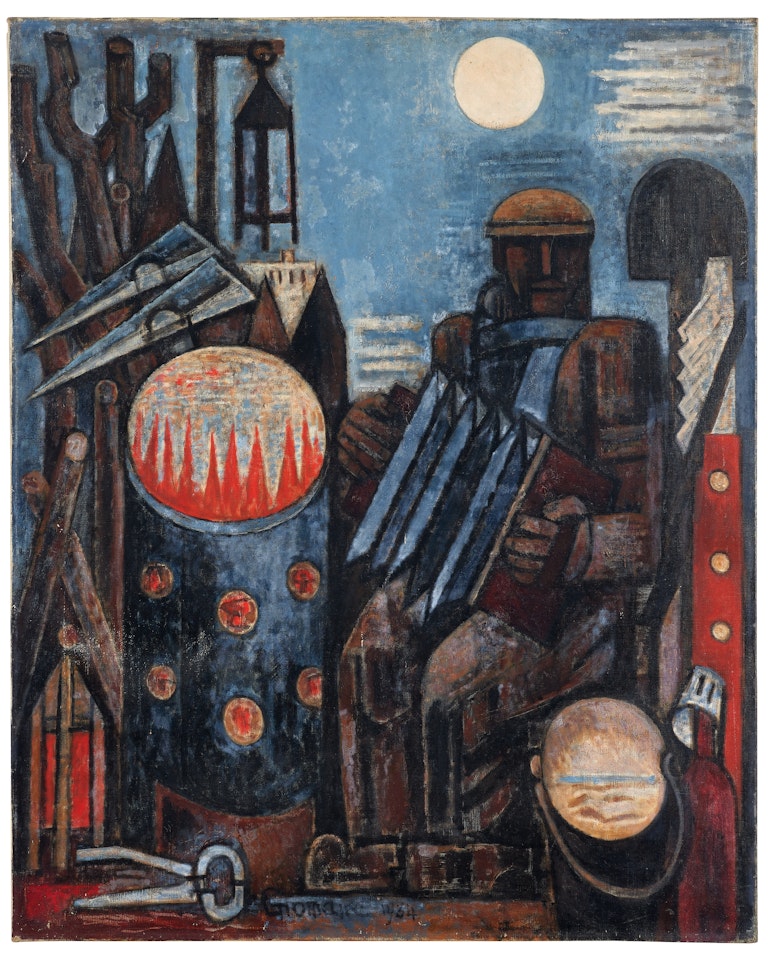Le gardien de nuit by Marcel Gromaire