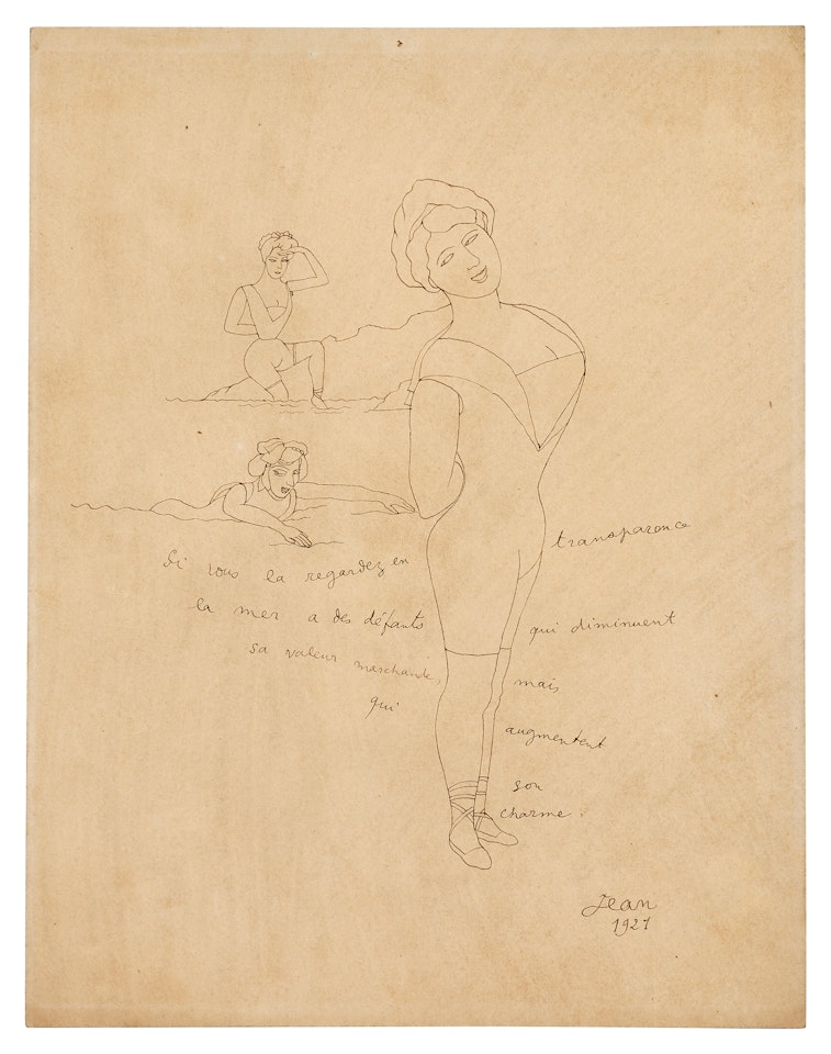 Baigneuses by Jean Cocteau