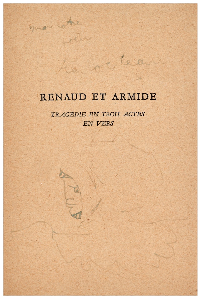 Tête de Chevalier de profil by Jean Cocteau