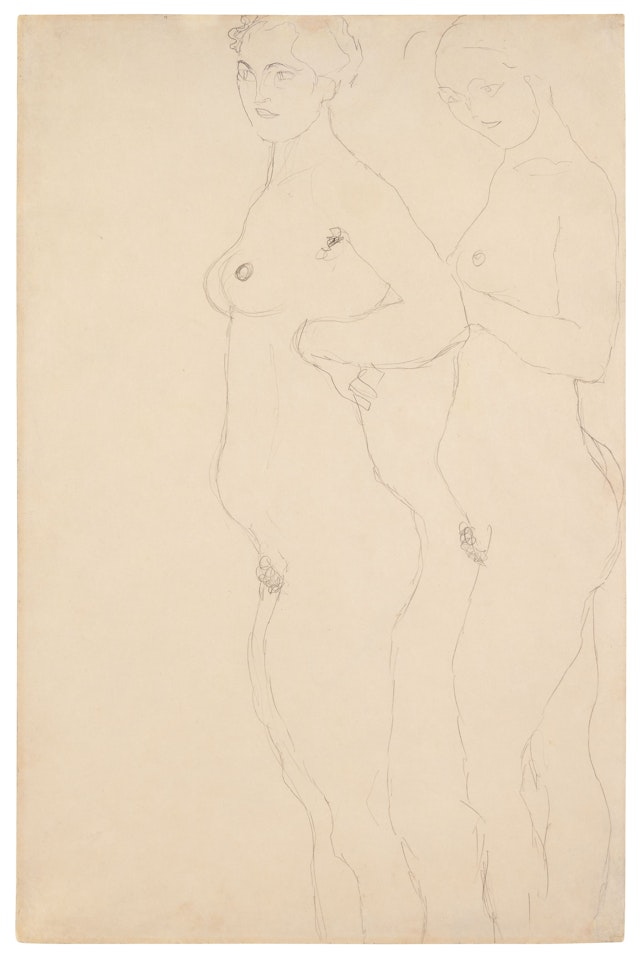 Les deux amies by Gustav Klimt
