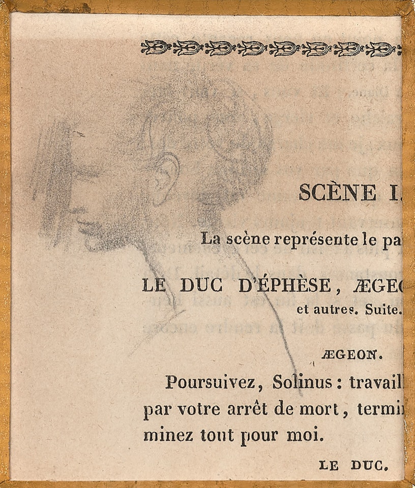 Tête de jeune femme de profil by Pablo Picasso