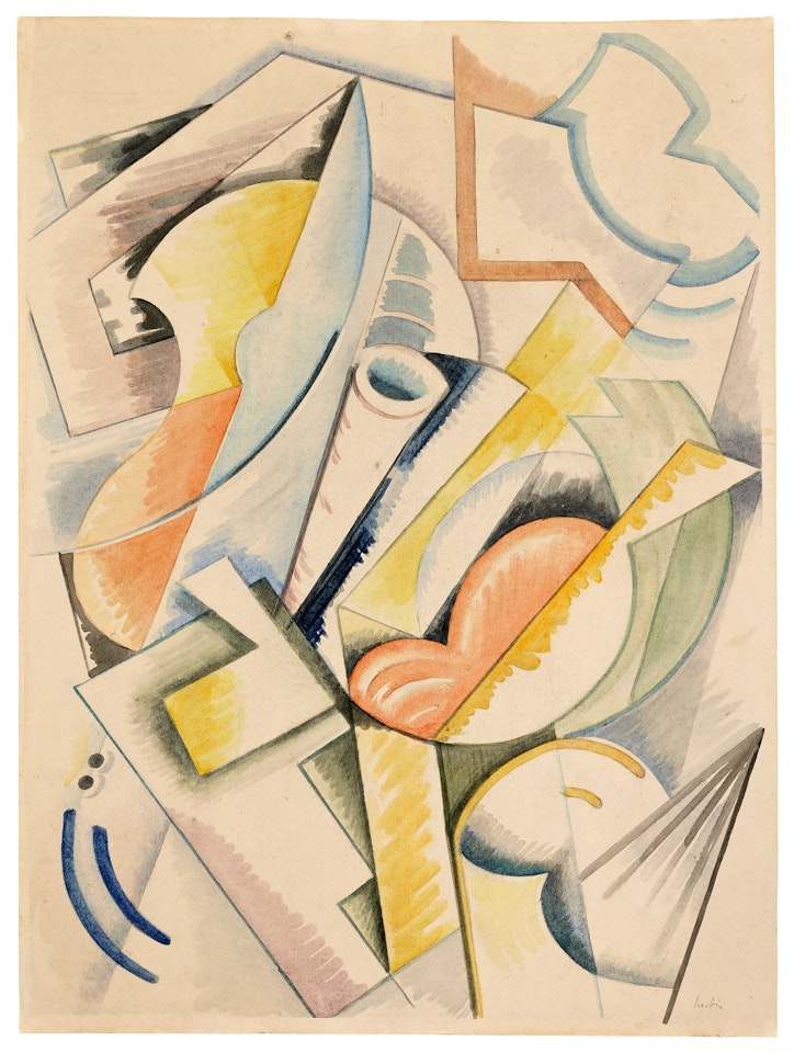Composition cubiste by Auguste Herbin