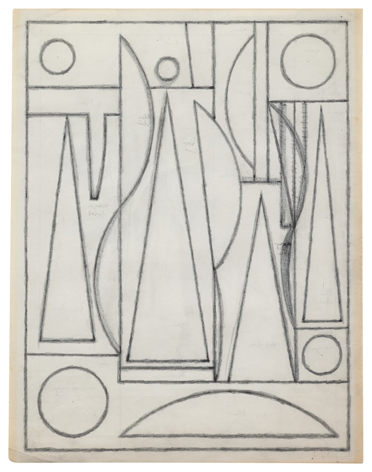 Etude préparatoire pour "Parfum II" by Auguste Herbin