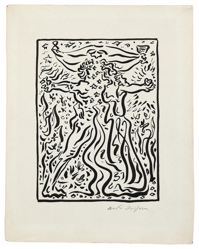 A woman"s face with Nature"s own hand painted… pour les Sonnets de Shakespeare by André Masson