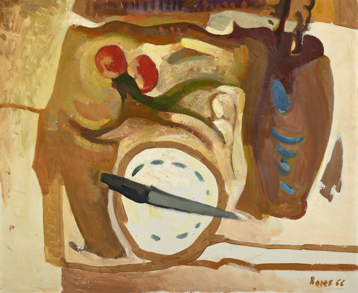 Assiette et couteau by Francisco Bores