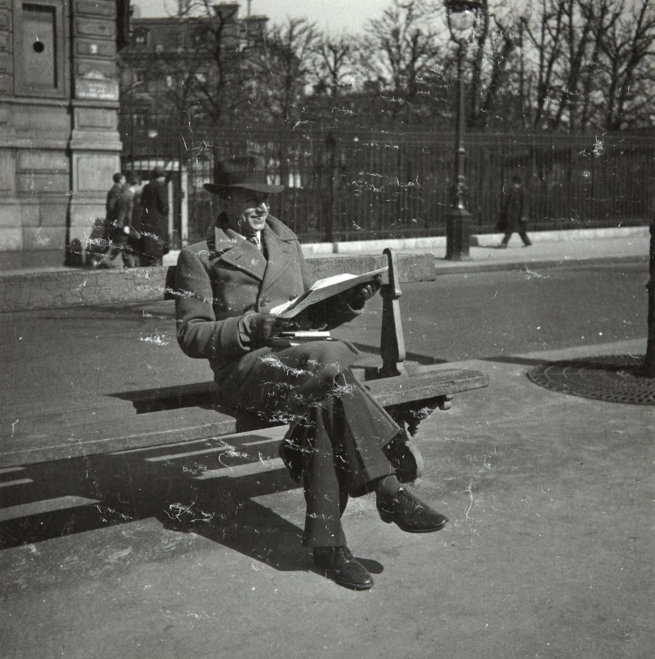 Monument à la mémoire d'Émile Levassor (pionnier des premières voitures à essence) par Jules Dalou, square Alexandre et René Parodi, Porte Maillot - Louis Chavance, avenue de la Grande Armée - Place Saint-Ferdinand - Paris by Dora Maar
