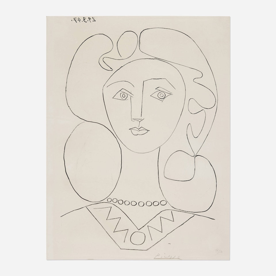 La femme au collier by Pablo Picasso