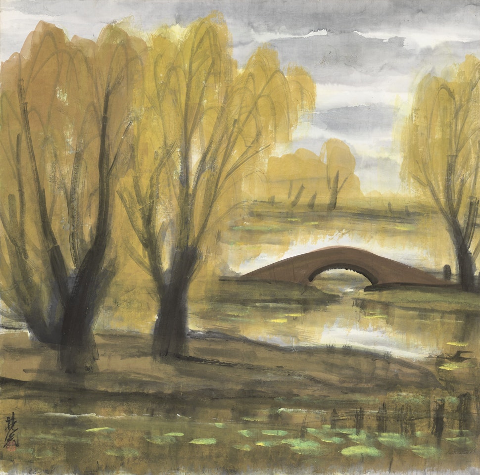 Autumn Scenery by Lin Fengmian
