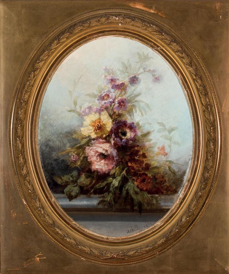 still life of flowers by French School
