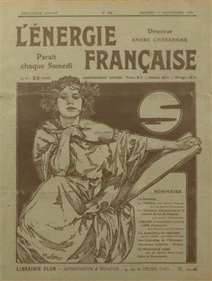 L'Energie Francaise by Alphonse Mucha