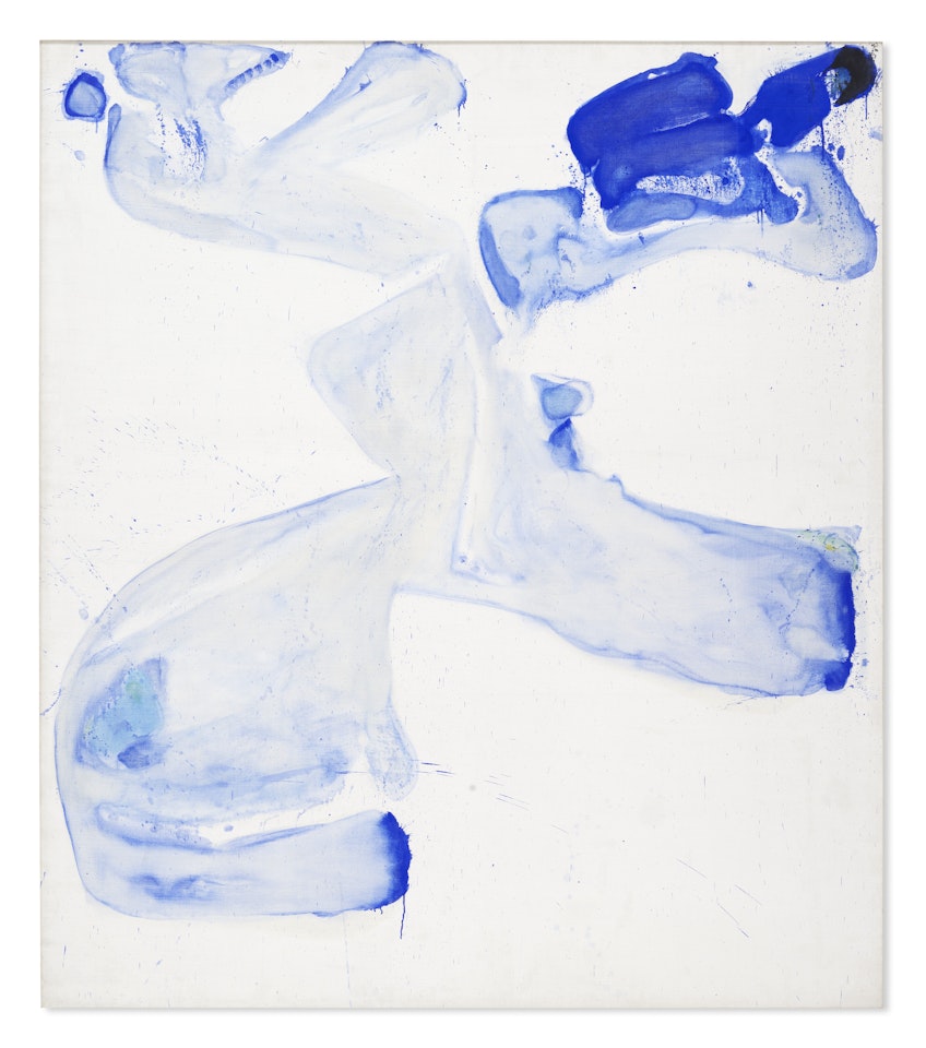 Blue figure (Blue IV) by Sam Francis