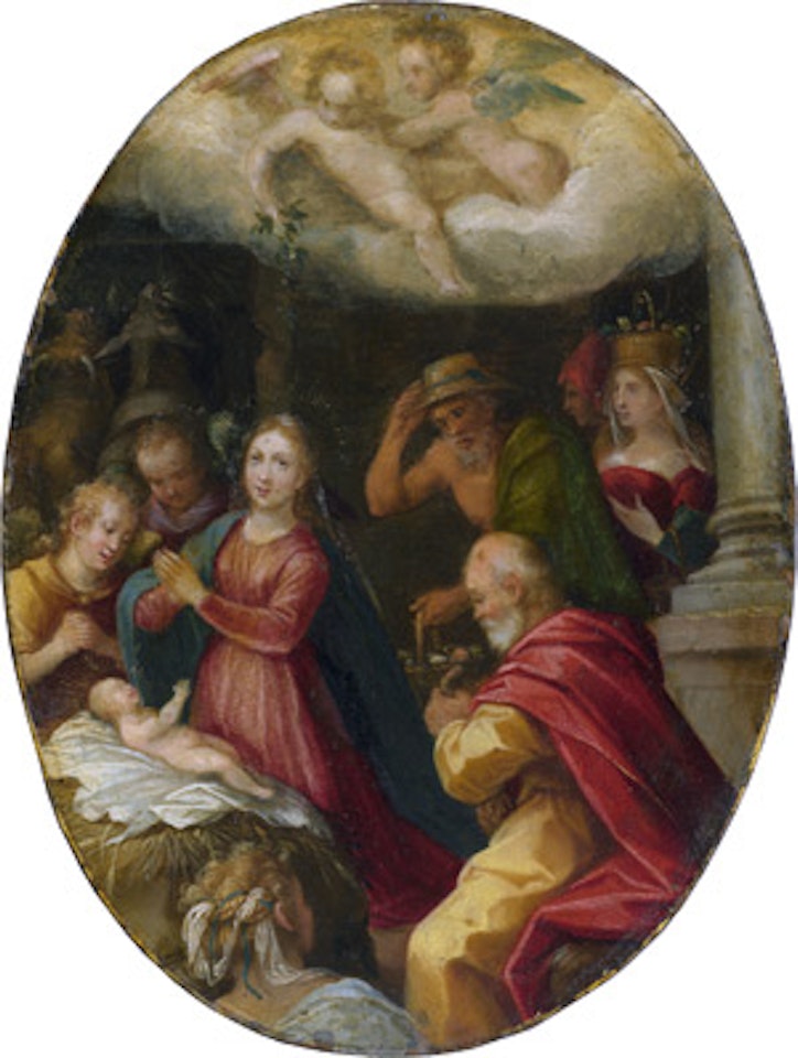 The Adoration of the Shepherds by Flemish School