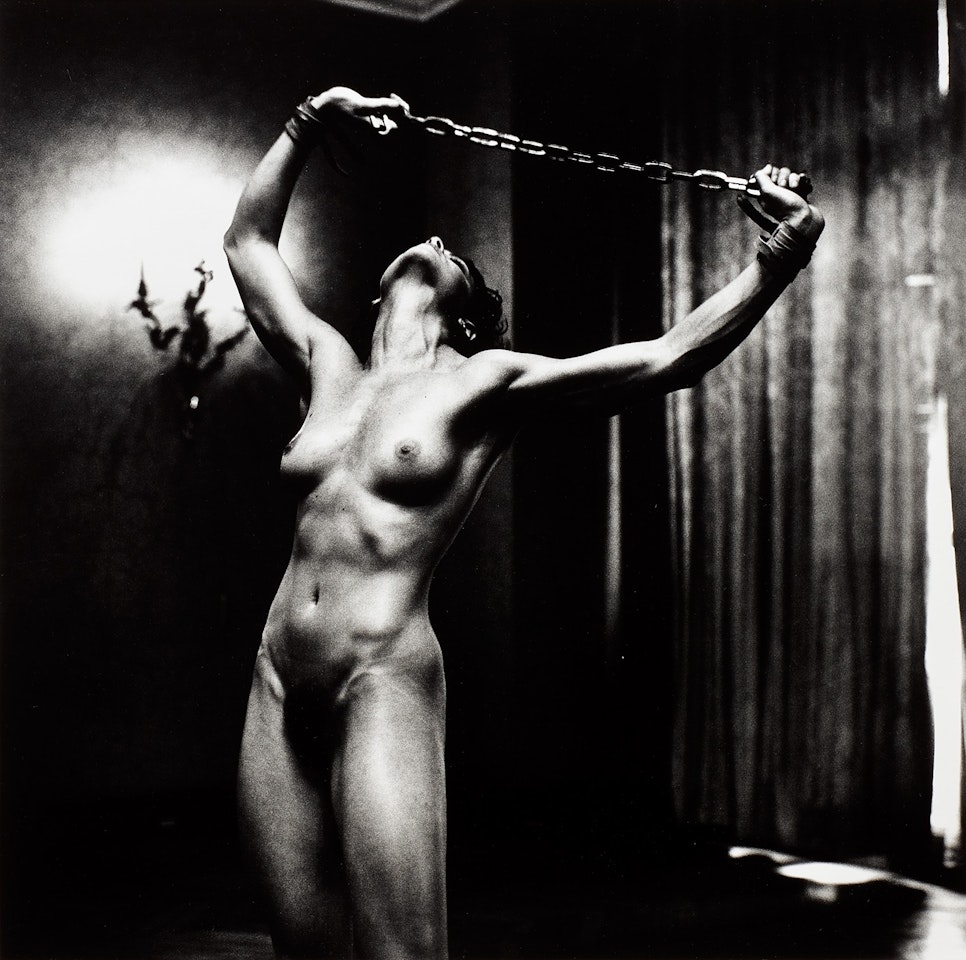 Lisa Lyon in Paris III by Helmut Newton