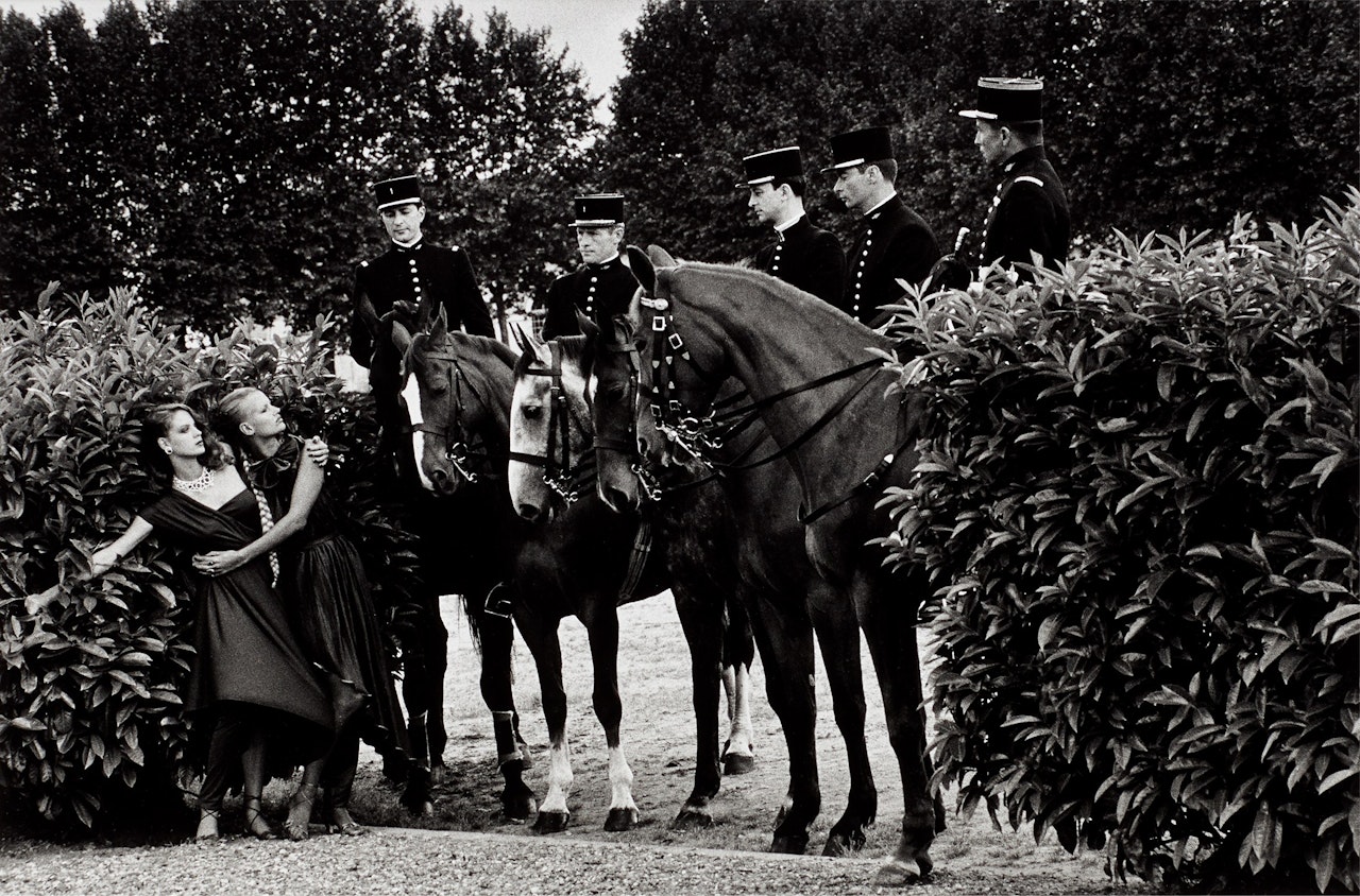 Cadre Noir, Saumur, France by Helmut Newton