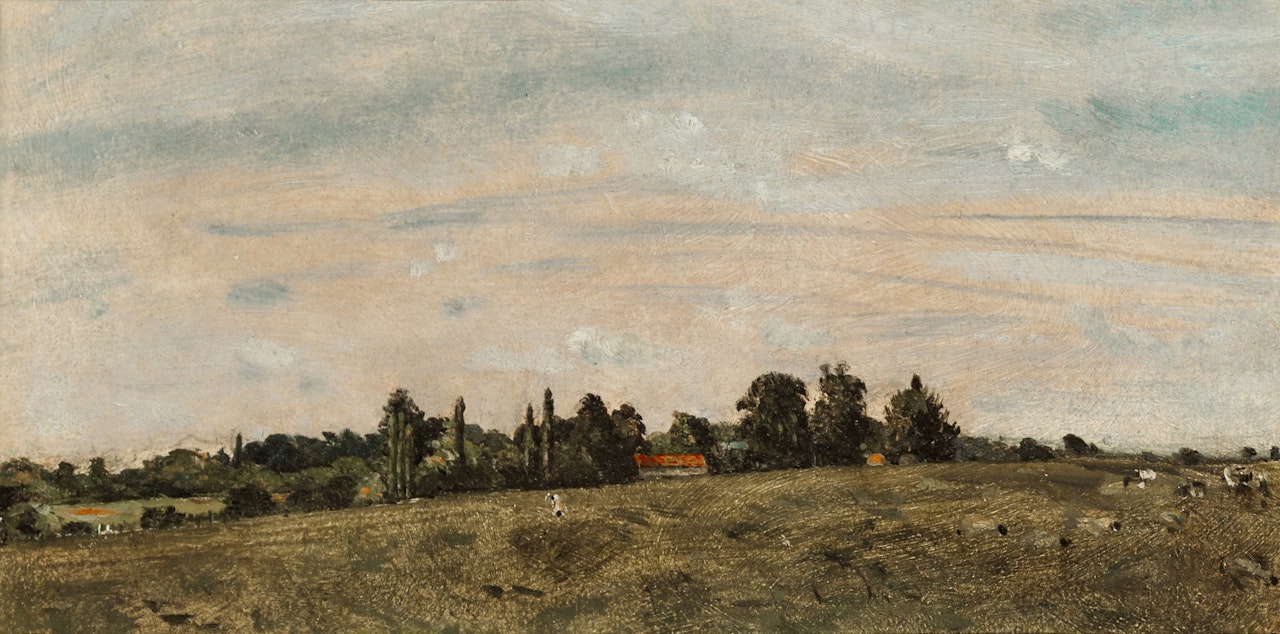 View of an English landscape by Lionel Constable