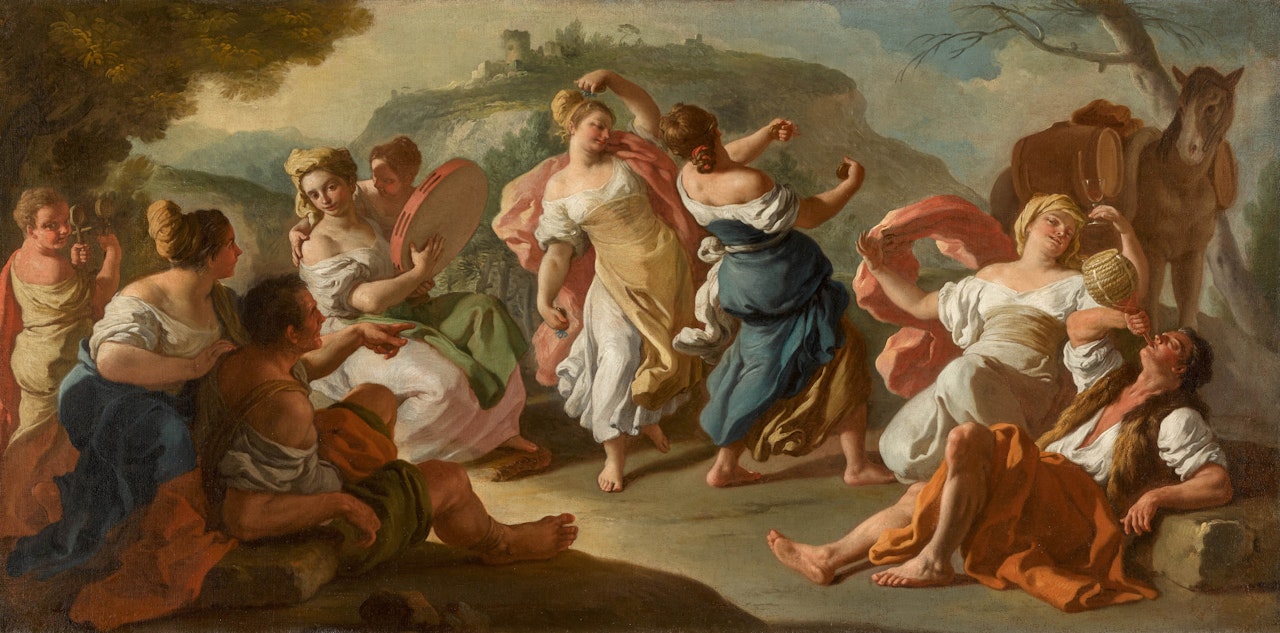 Tarantella (Peasant Dance) by Francesco de Mura