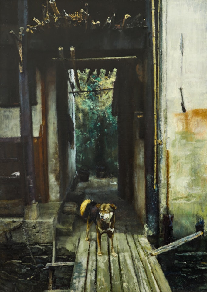 Courtyard Entrance by Chen Yifei