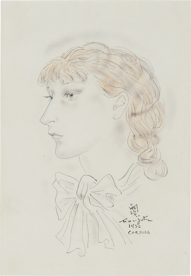 Portrait de Madeleine by Leonard Tsuguharu Foujita