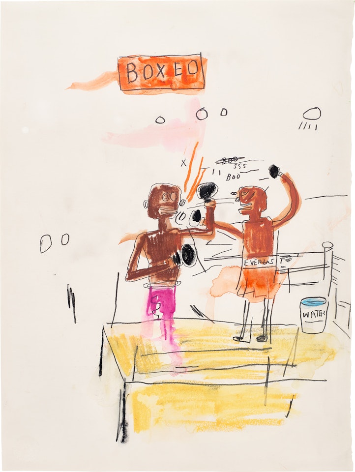 Boxeo by Jean-Michel Basquiat