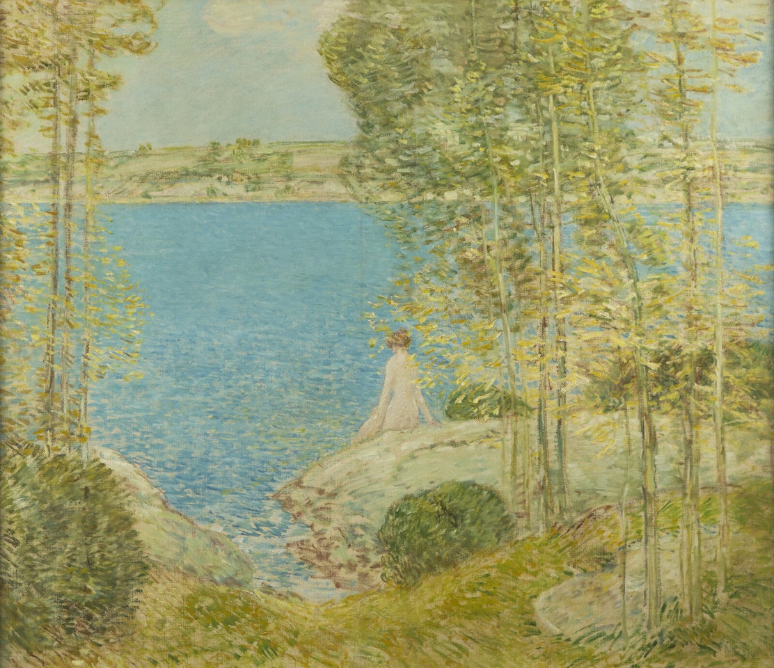 The Bather (The Bather I) by Childe Hassam