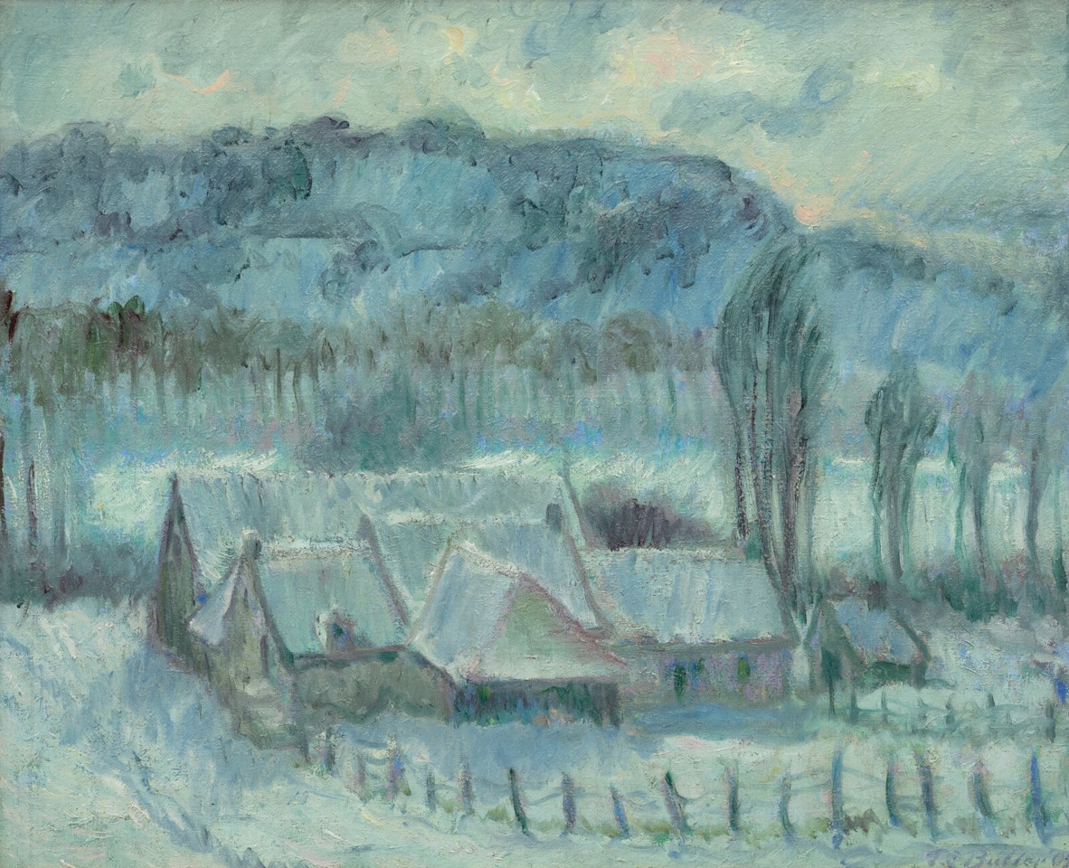 Ferme de la Dîme, Giverny by Theodore Earl Butler
