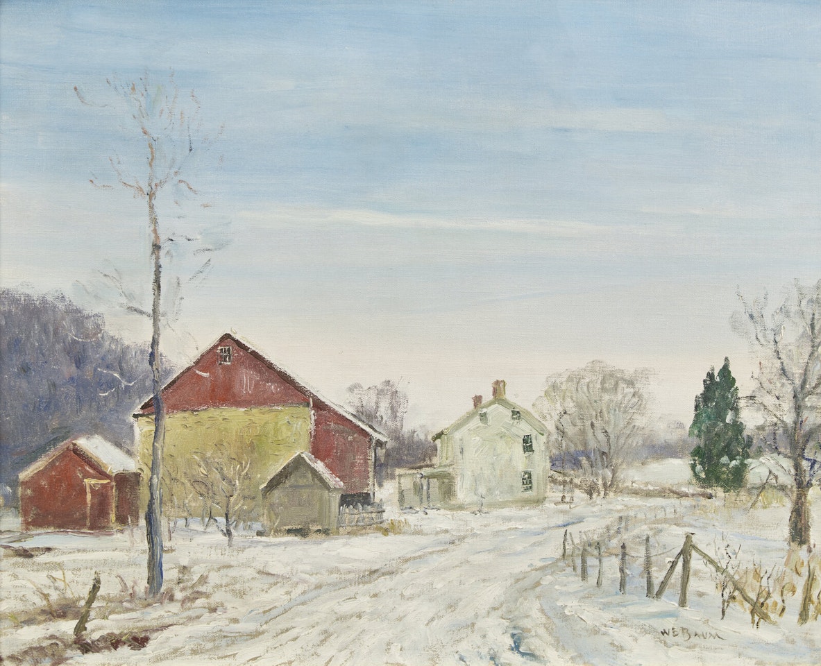Winter Farm by Walter Emerson Baum
