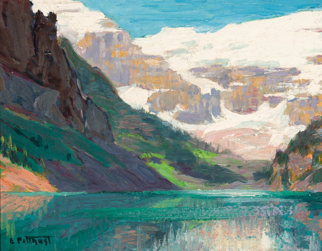 Lake Louise, Morning by Edward Henry Potthast